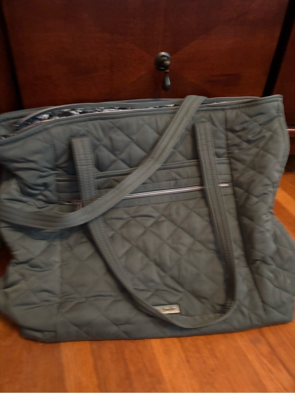 Vera Bradley performance twill shoulder work bag